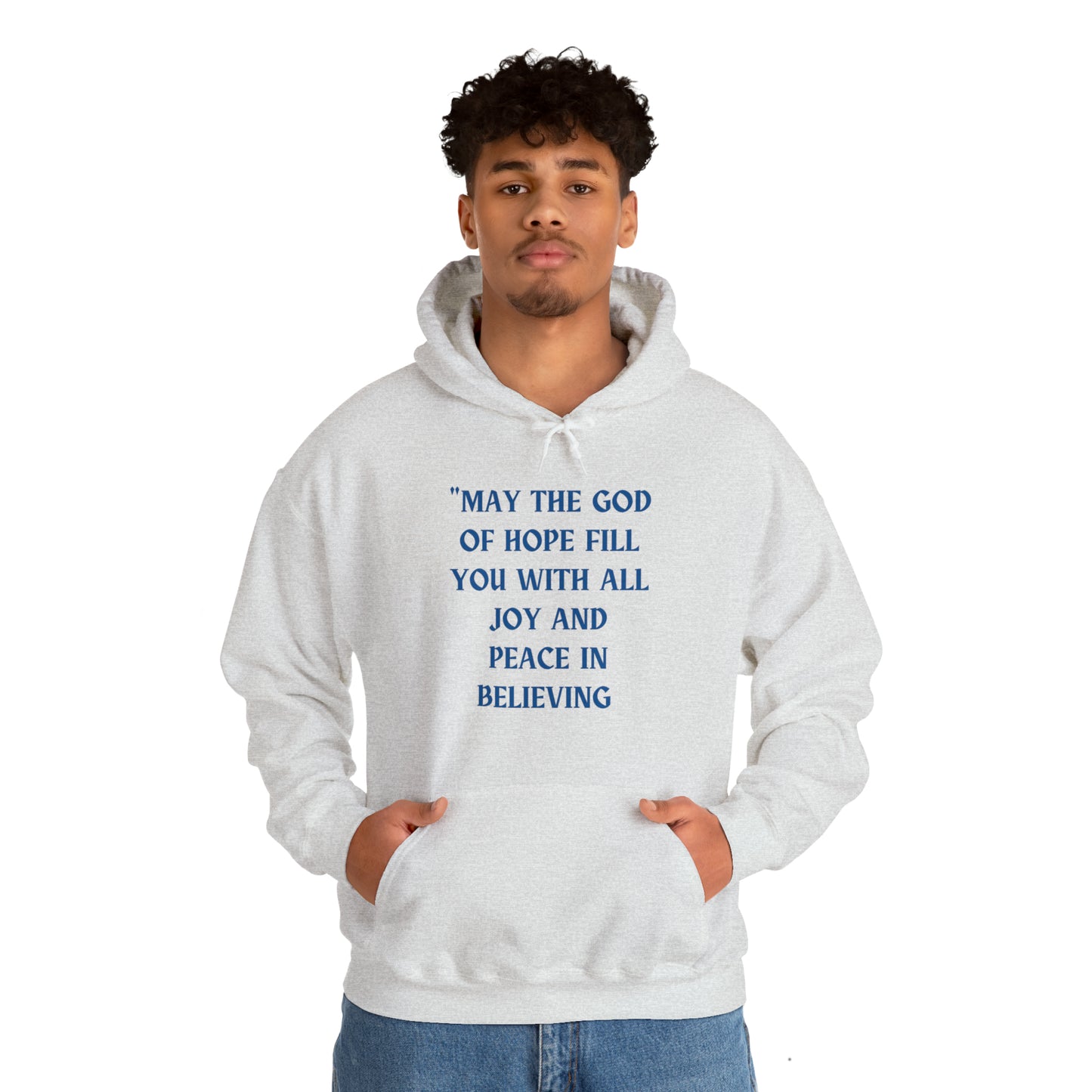 Romans 15:13 Premium Continuance Bible Scripture/Verse Christian Hoodie