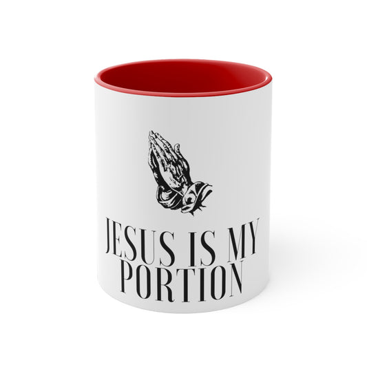 Jesus is My Portion Mug, 11oz