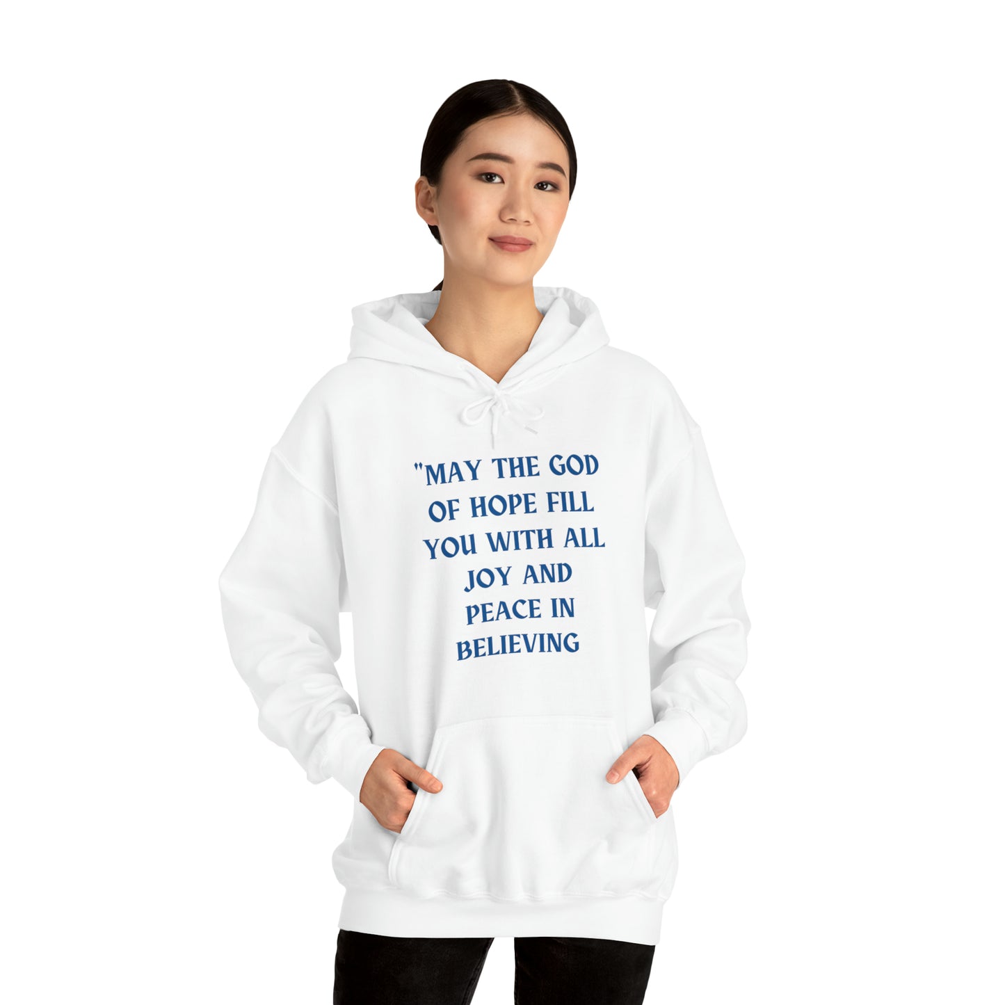 Romans 15:13 Premium Continuance Bible Scripture/Verse Christian Hoodie