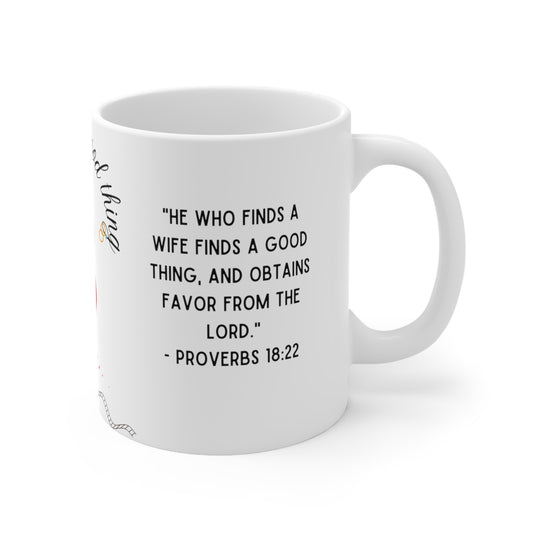 Una buena cosa - Taza de cerámica, 11 oz