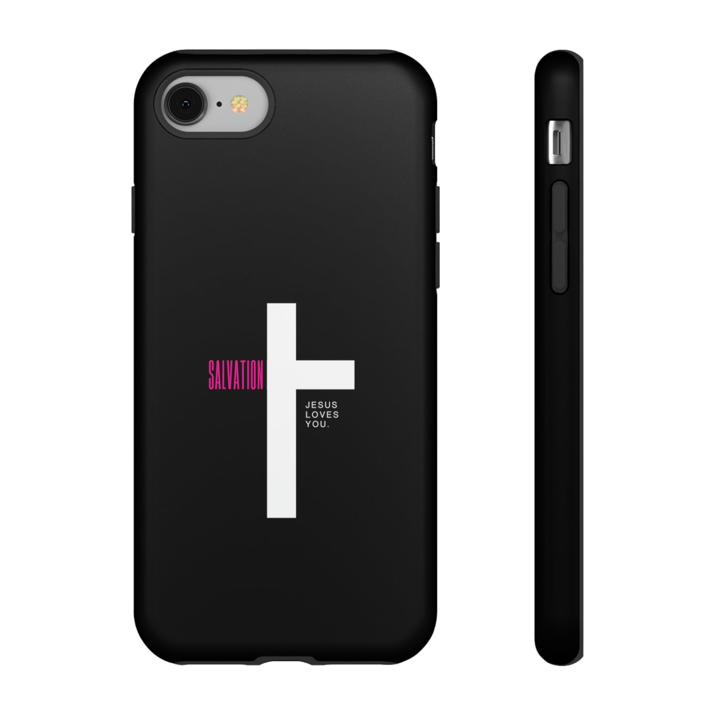 Salvation Cell Phone Case (Black/Pink)