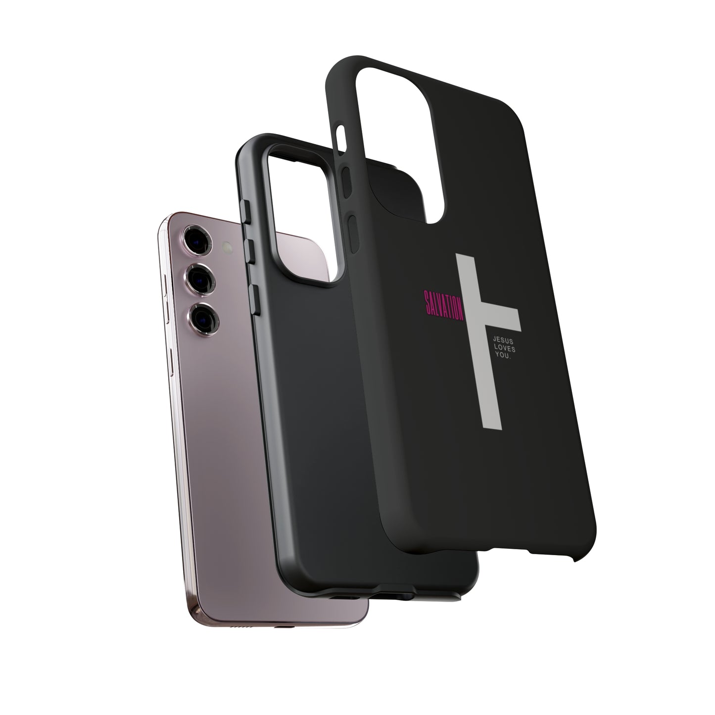 Salvation Cell Phone Case (Black/Pink)