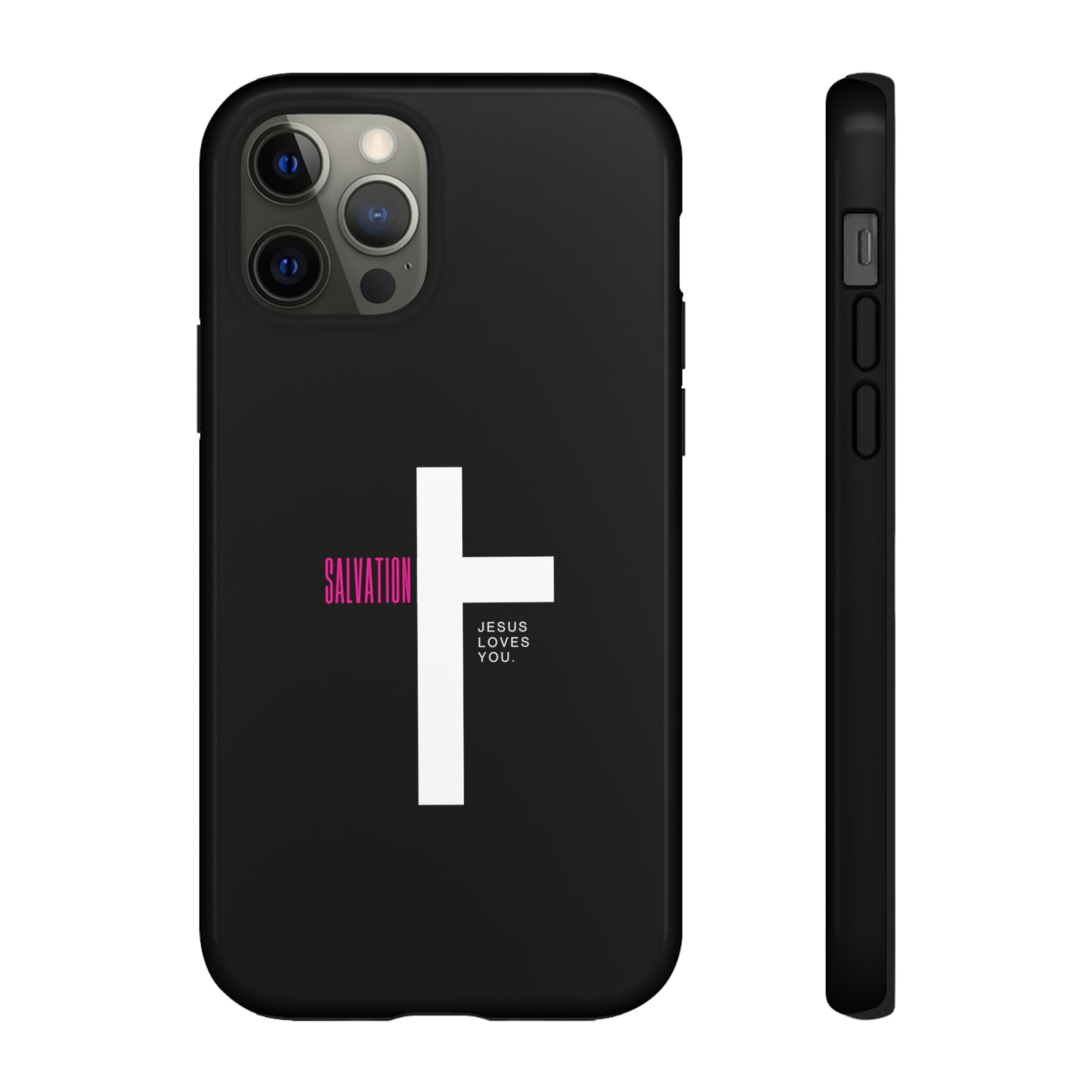 Salvation Cell Phone Case (Black/Pink)