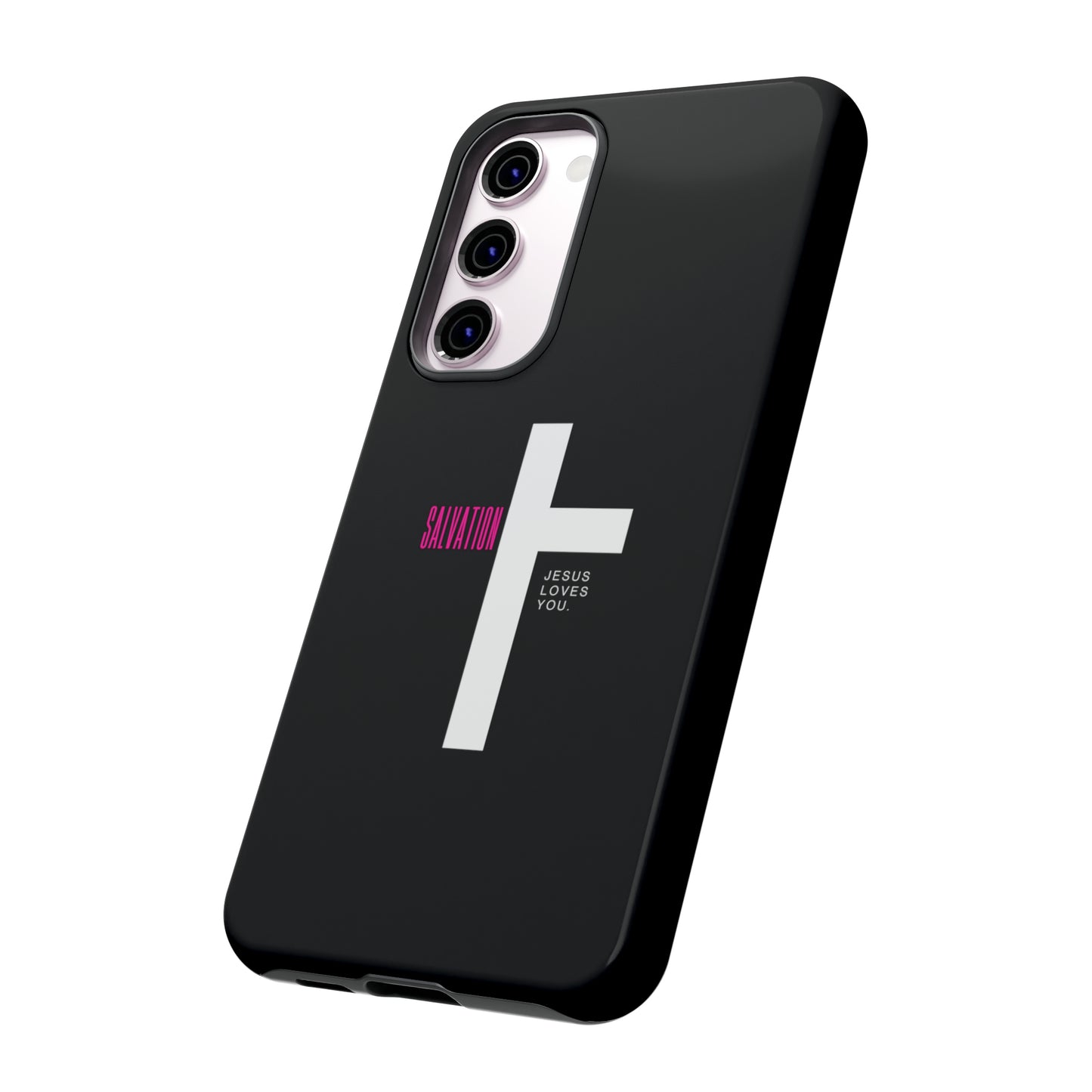 Salvation Cell Phone Case (Black/Pink)