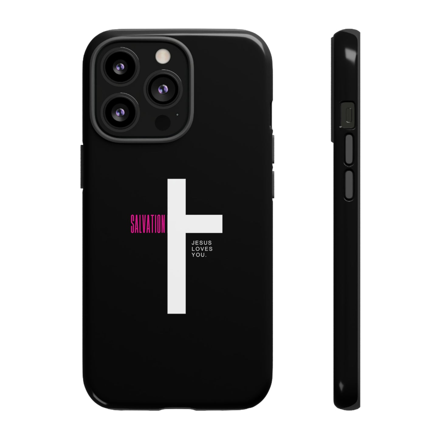 Salvation Cell Phone Case (Black/Pink)