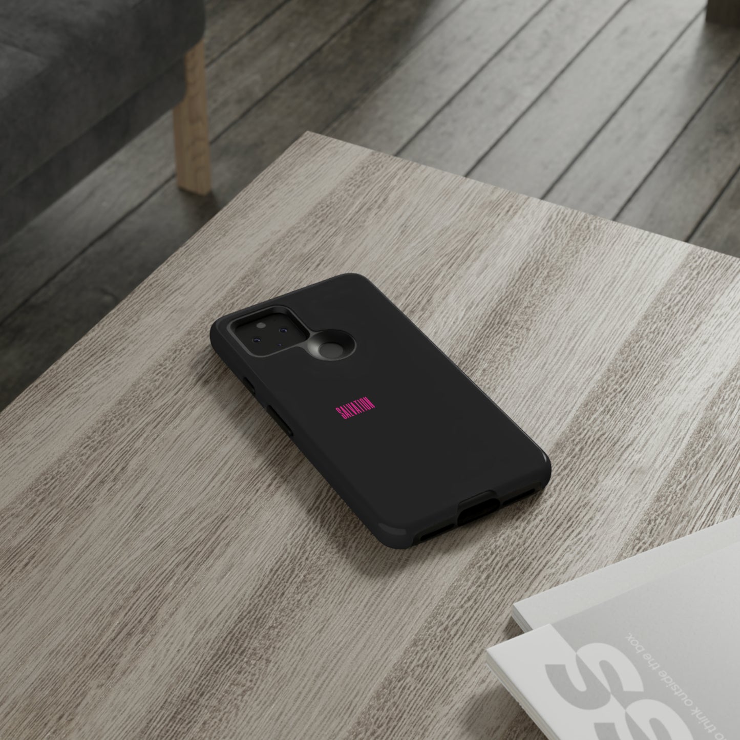 Salvation Cell Phone Case (Black/Pink)