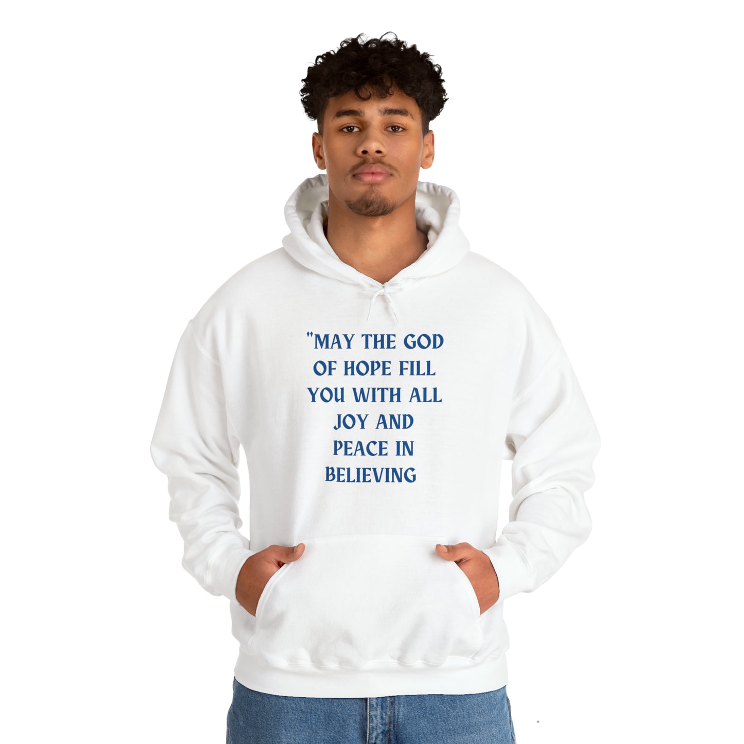 Romans 15:13 Premium Continuance Bible Scripture/Verse Christian Hoodie