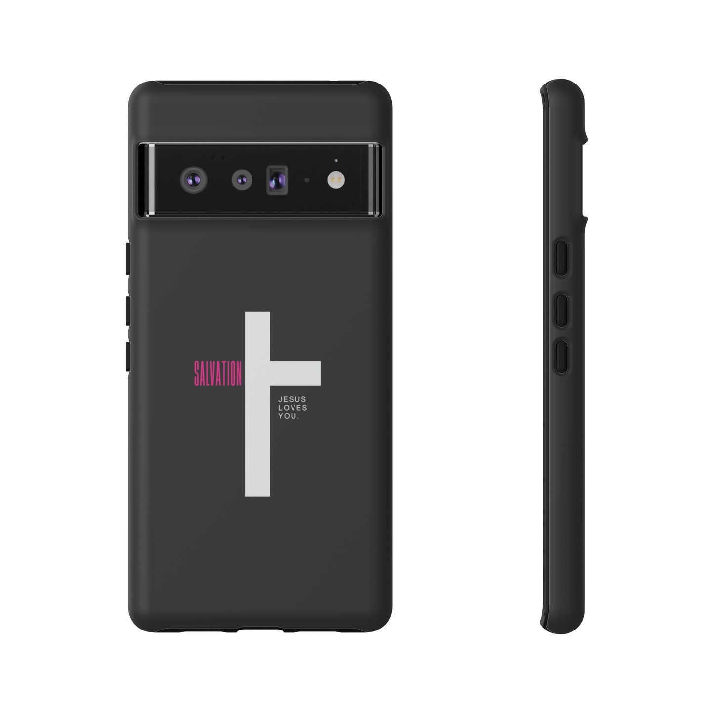 Salvation Cell Phone Case (Black/Pink)