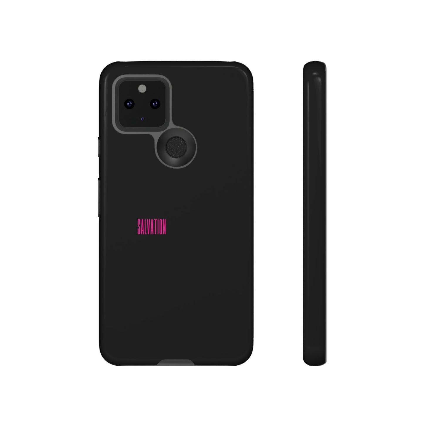 Funda para teléfono celular Salvation (negro/rosa)