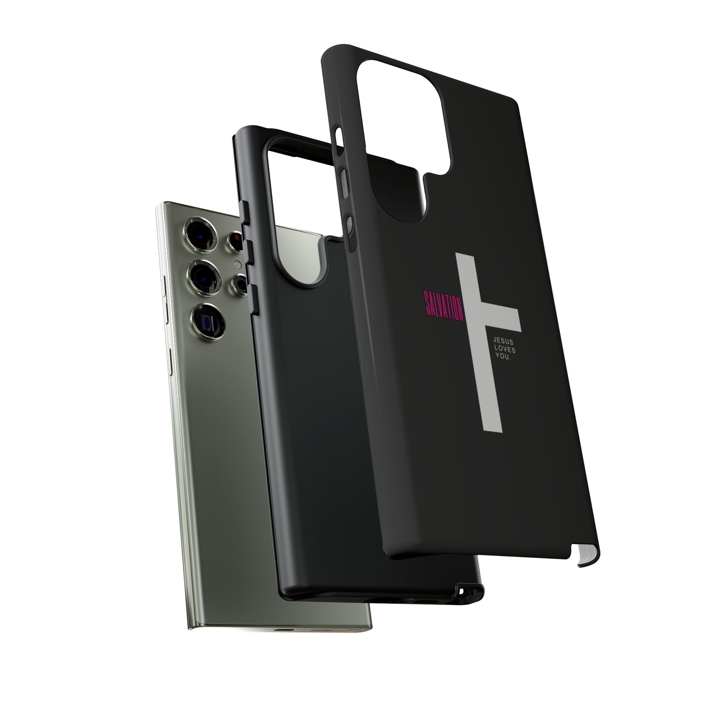 Salvation Cell Phone Case (Black/Pink)