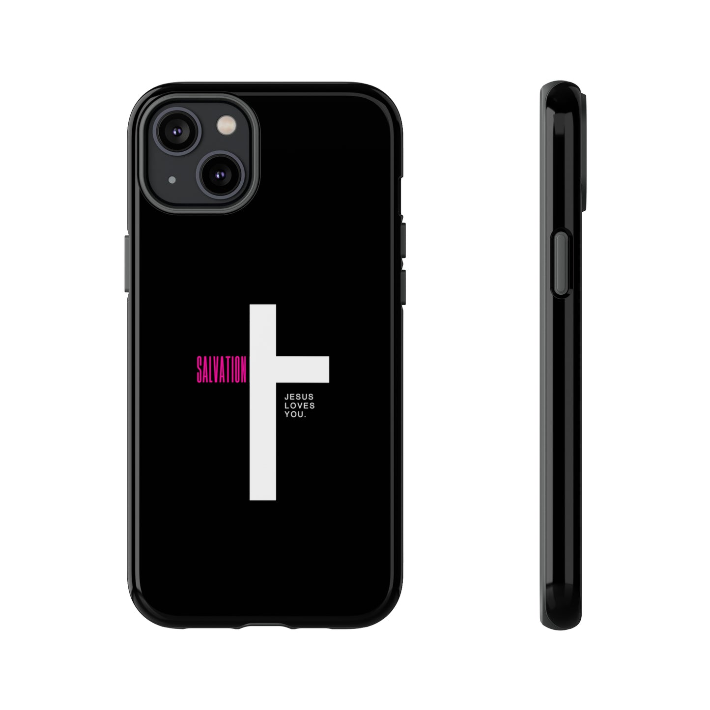 Salvation Cell Phone Case (Black/Pink)