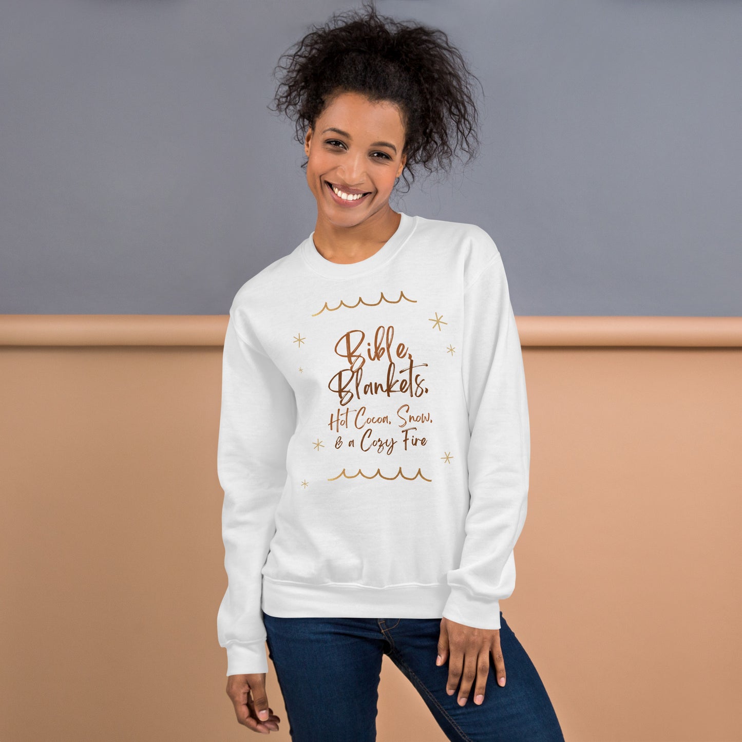 Bible, Hot Cocoa, Blankets Women's Sweatshirt