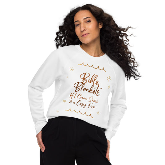 Bible, Hot Cocoa, Blankets Women's Sweatshirt