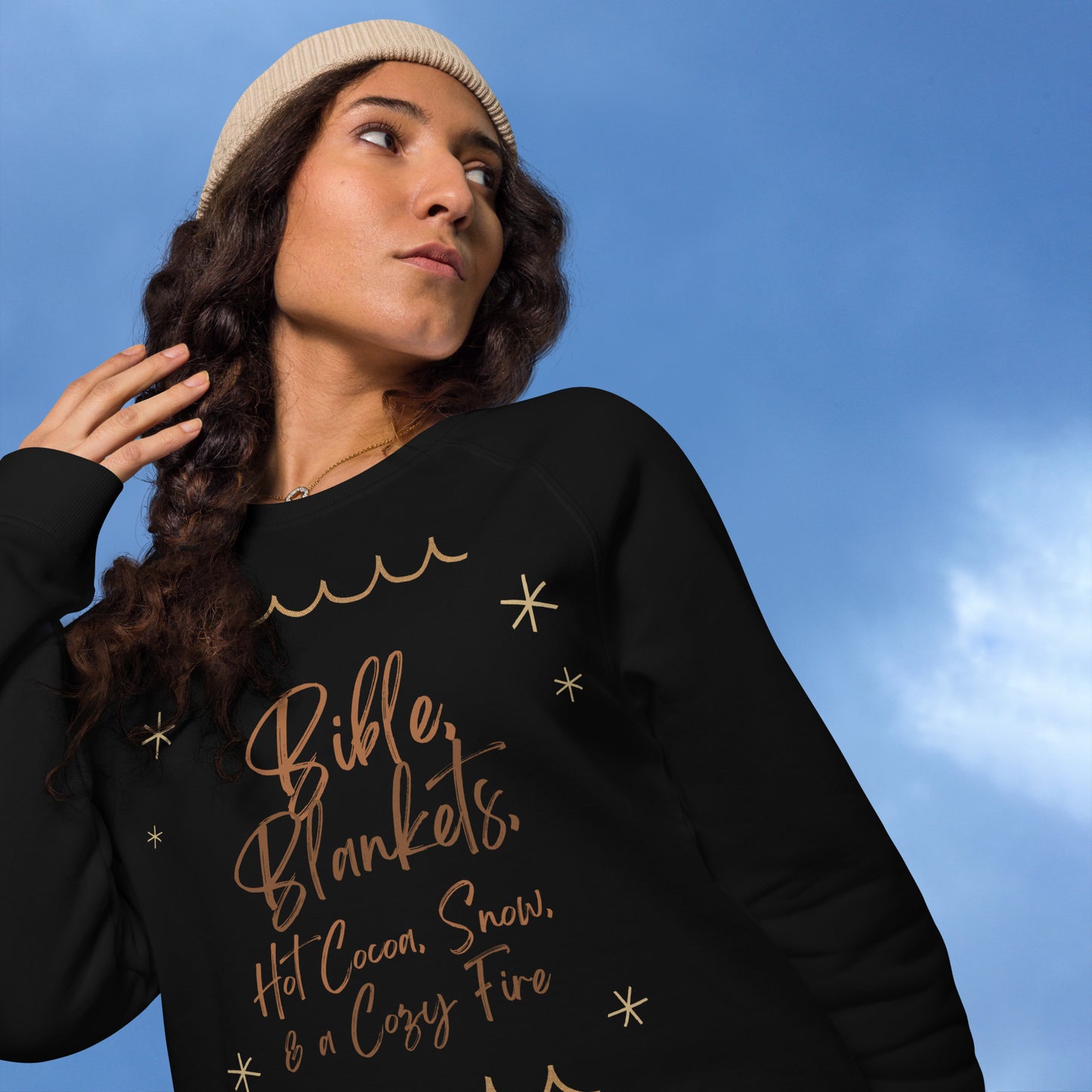 Bible, Hot Cocoa, Blankets Women's Sweatshirt