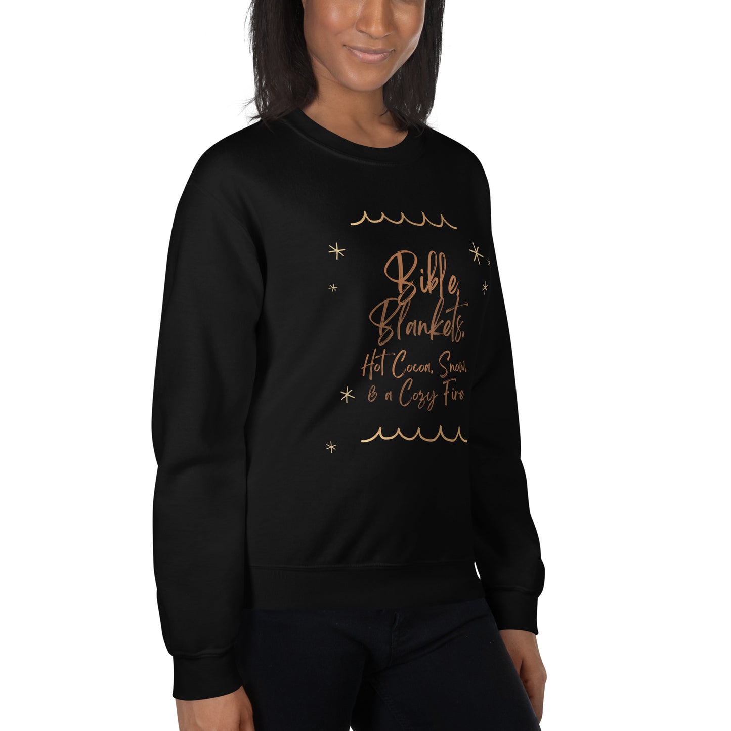 Bible, Hot Cocoa, Blankets Women's Sweatshirt