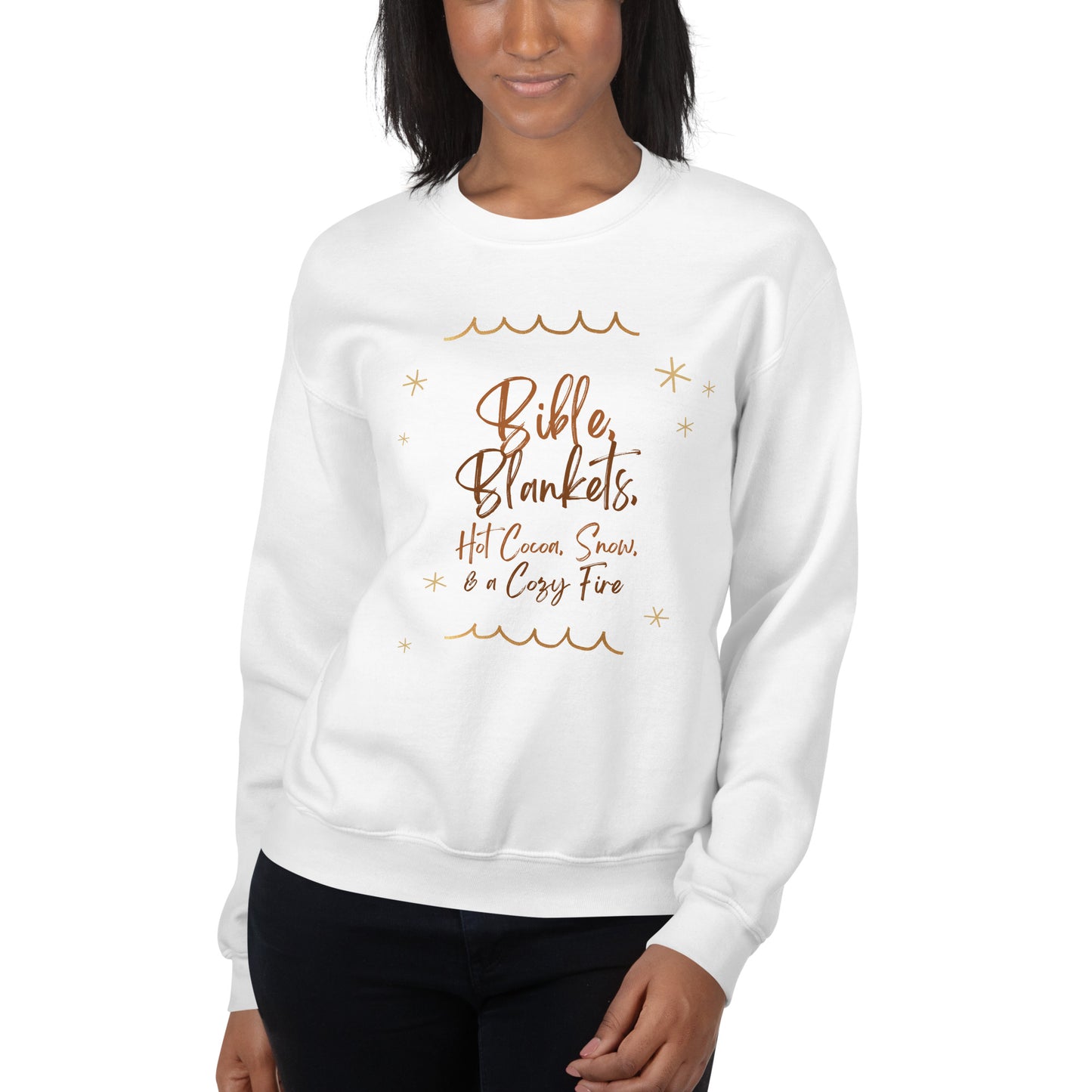 Bible, Hot Cocoa, Blankets Women's Sweatshirt