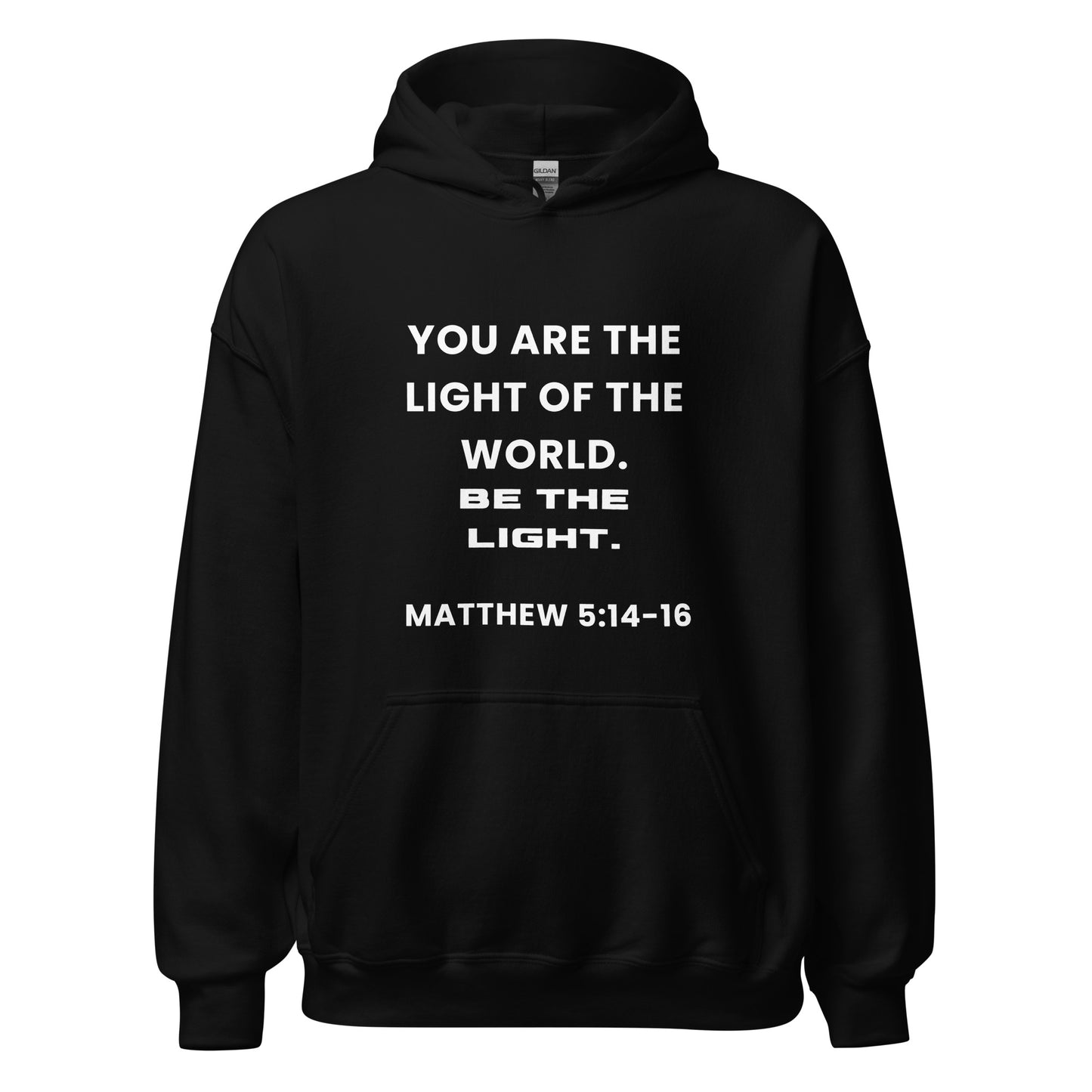 Be The Light Premium Bible Scripture Hoodie