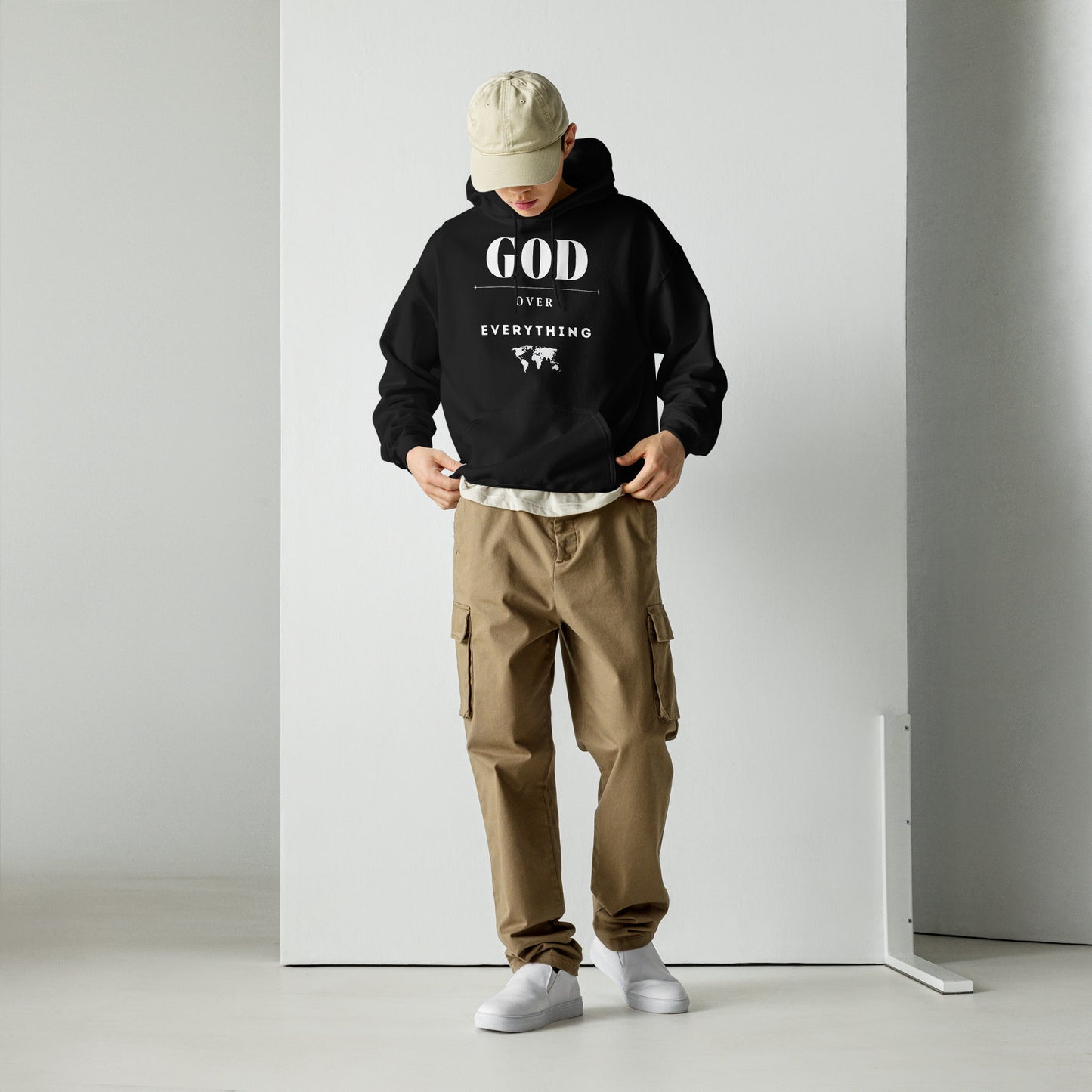 God Over Everything Premium Hoodie