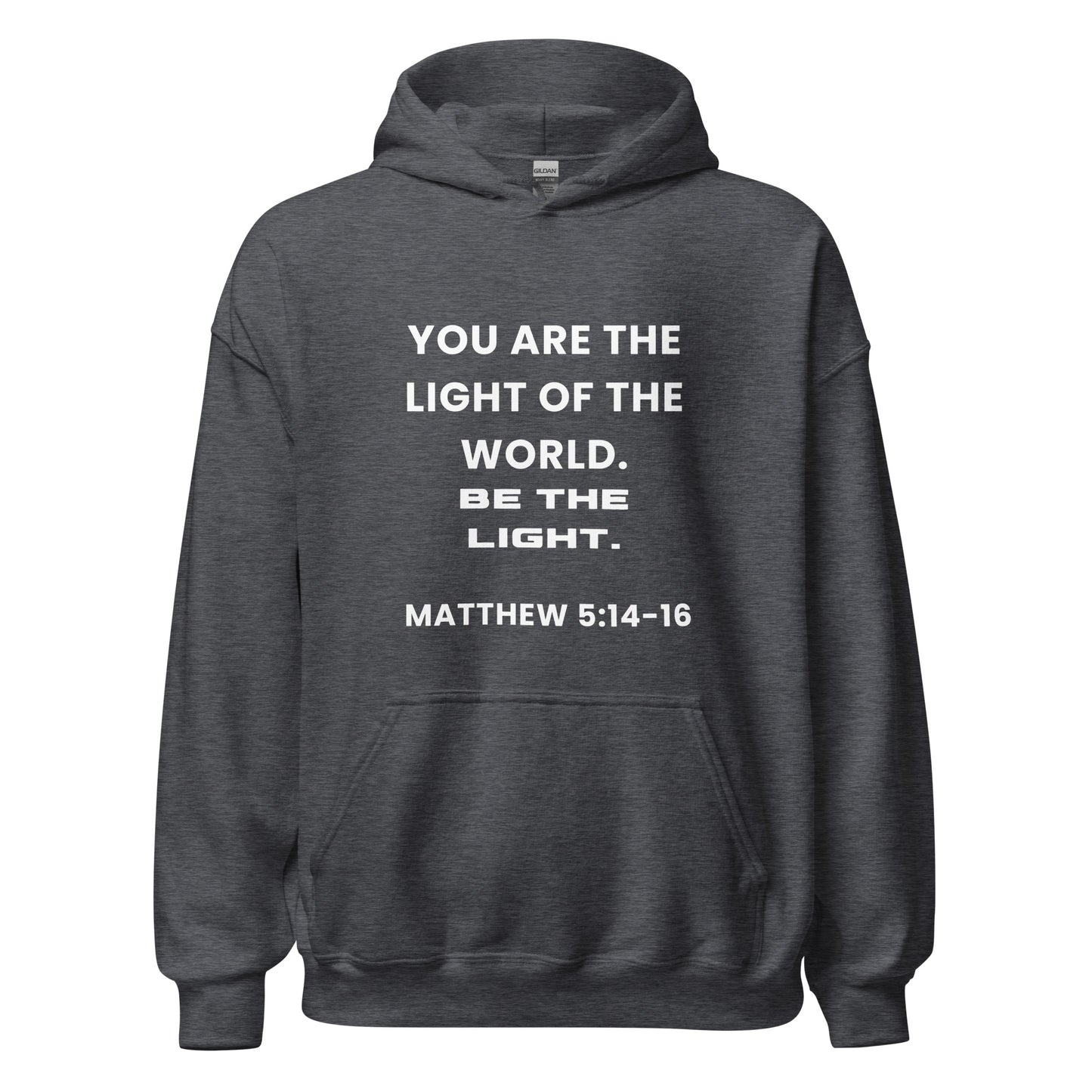 Be The Light Premium Bible Scripture Hoodie