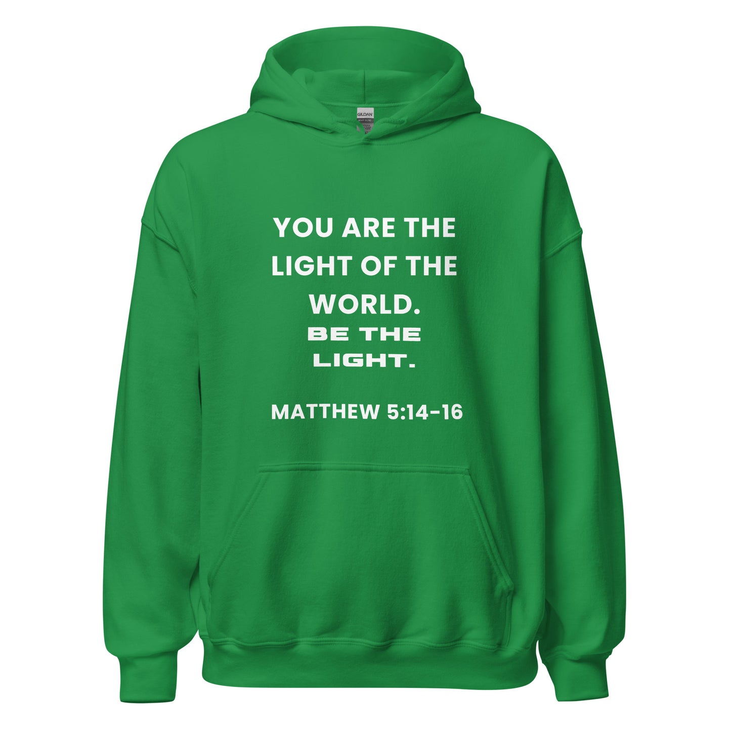 Be The Light Premium Bible Scripture Hoodie