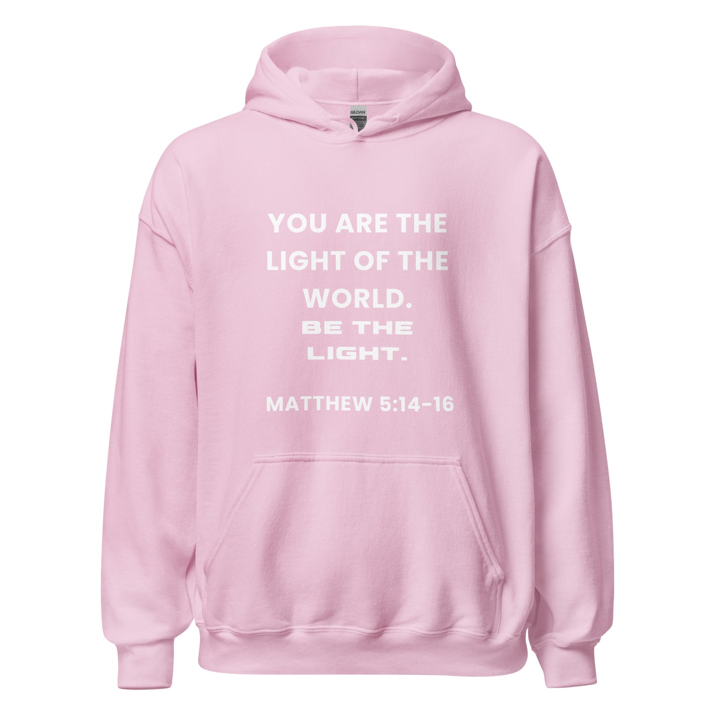 Be The Light Premium Bible Scripture Hoodie