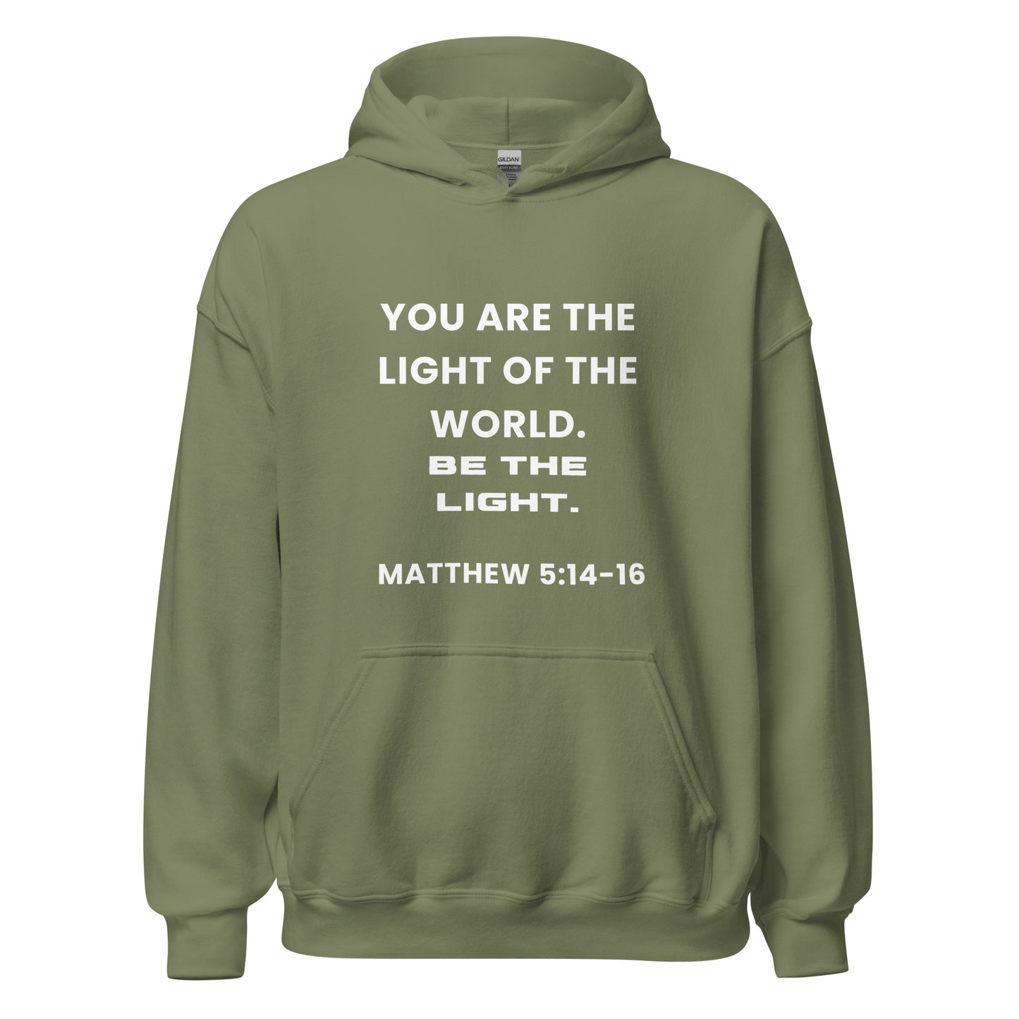 Be The Light Premium Bible Scripture Hoodie