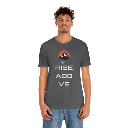 Camiseta de algodón Rise Above