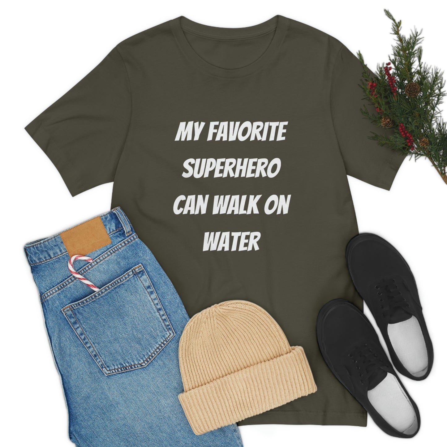 Jesus Superhero Cotton Tee