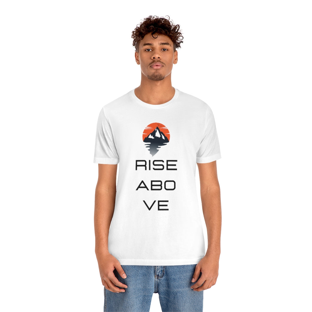 Camiseta de algodón Rise Above