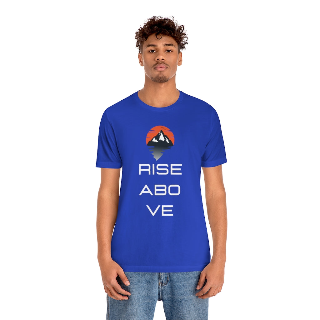 Camiseta de algodón Rise Above