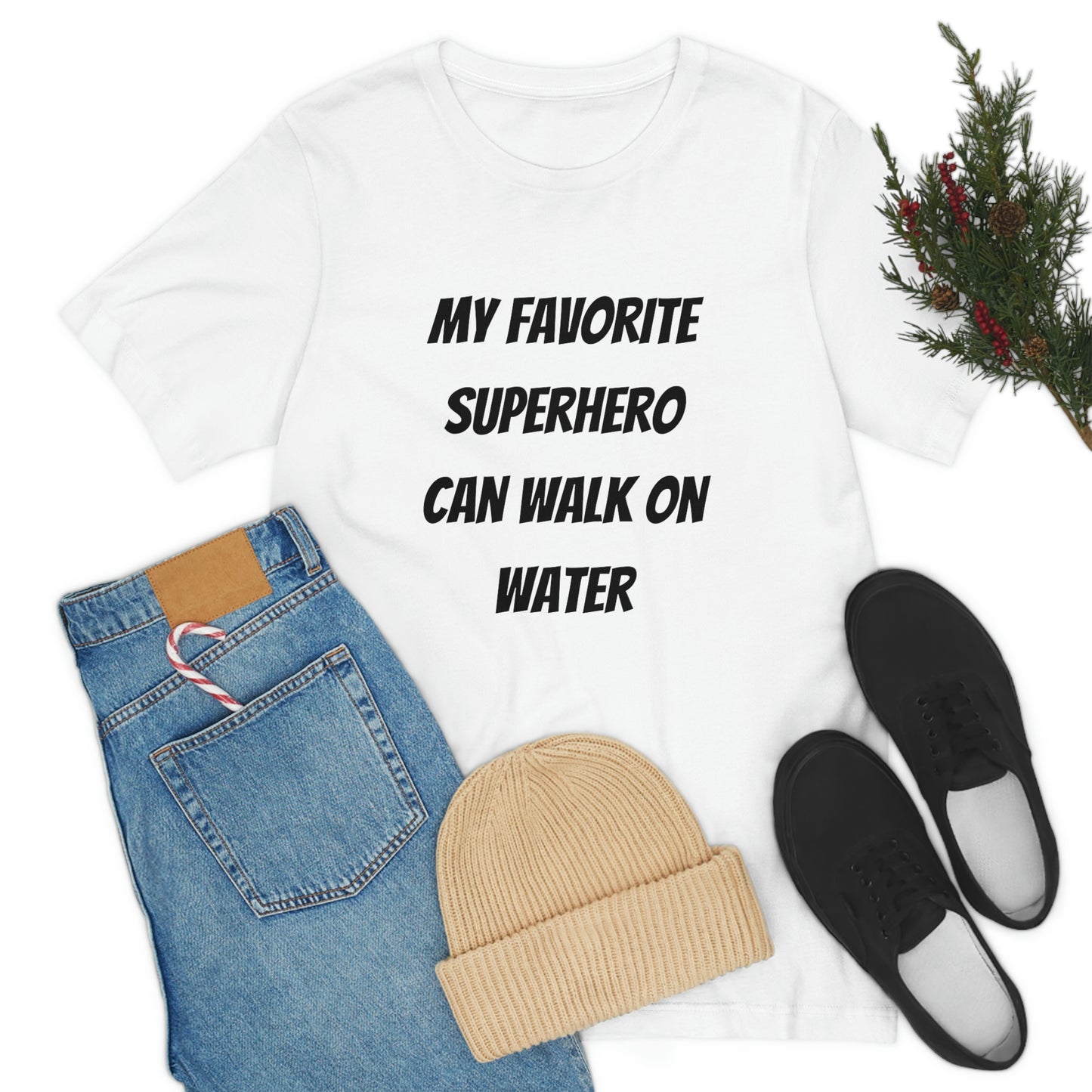 Jesus Superhero Cotton Tee