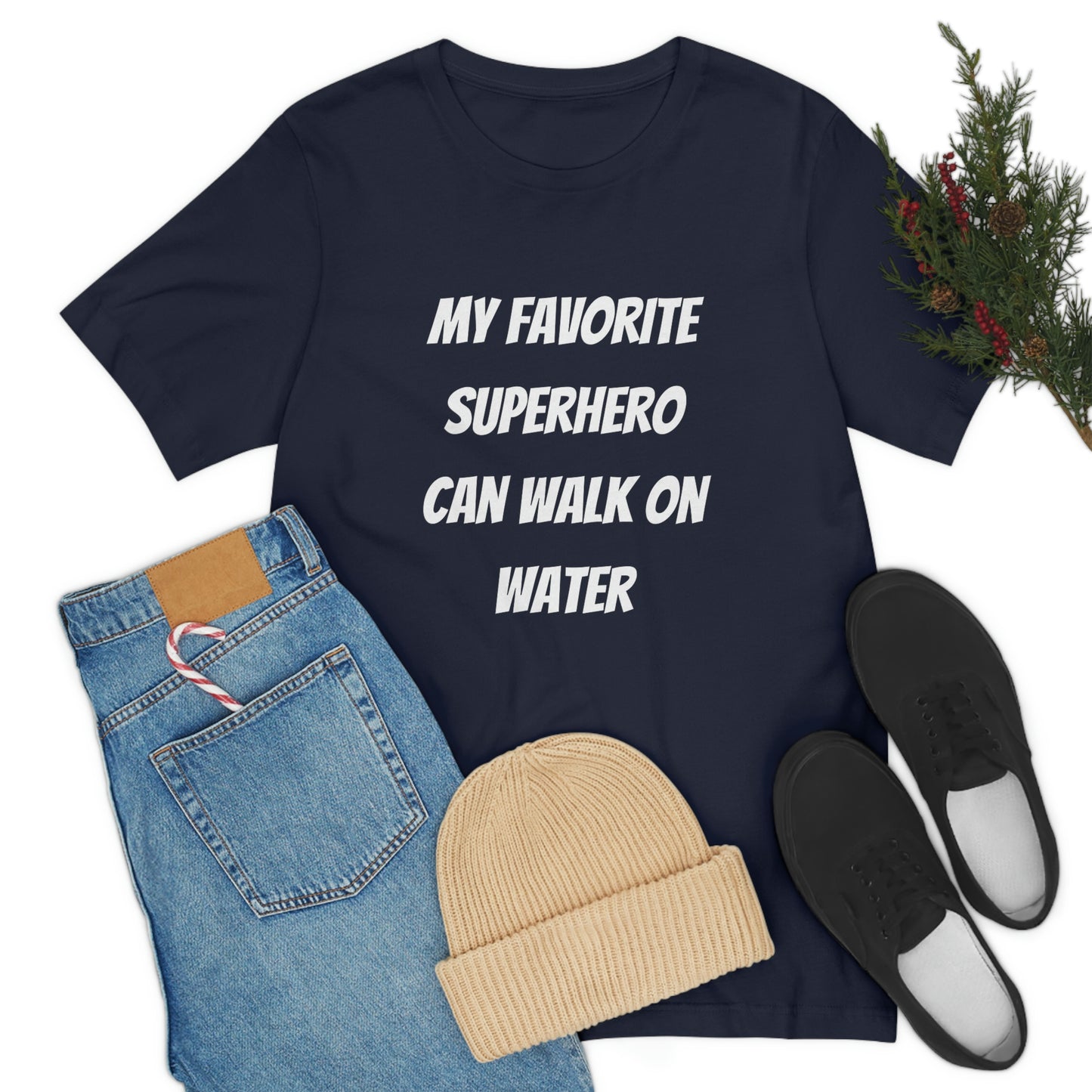 Jesus Superhero Cotton Tee