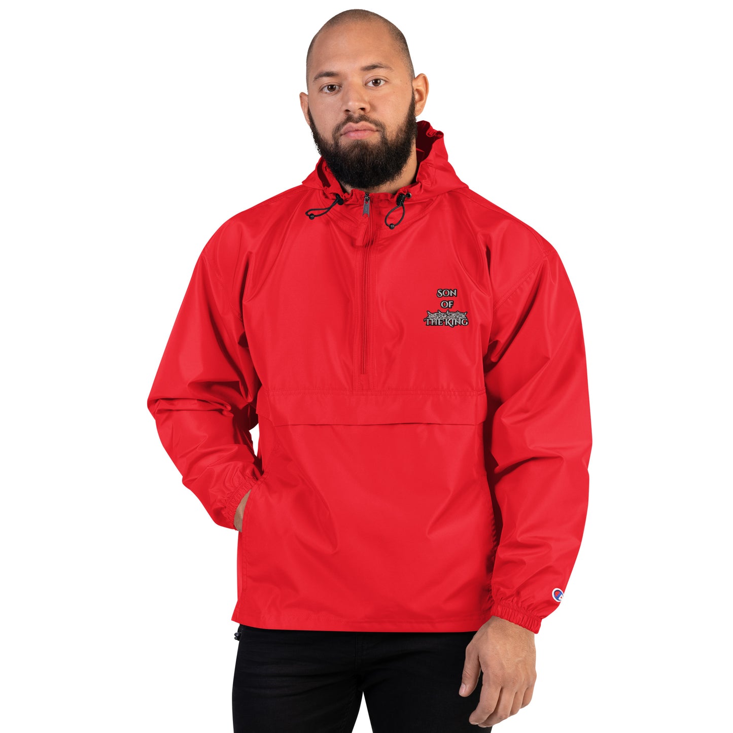 Son of the King - Embroidered Champion Packable Jacket