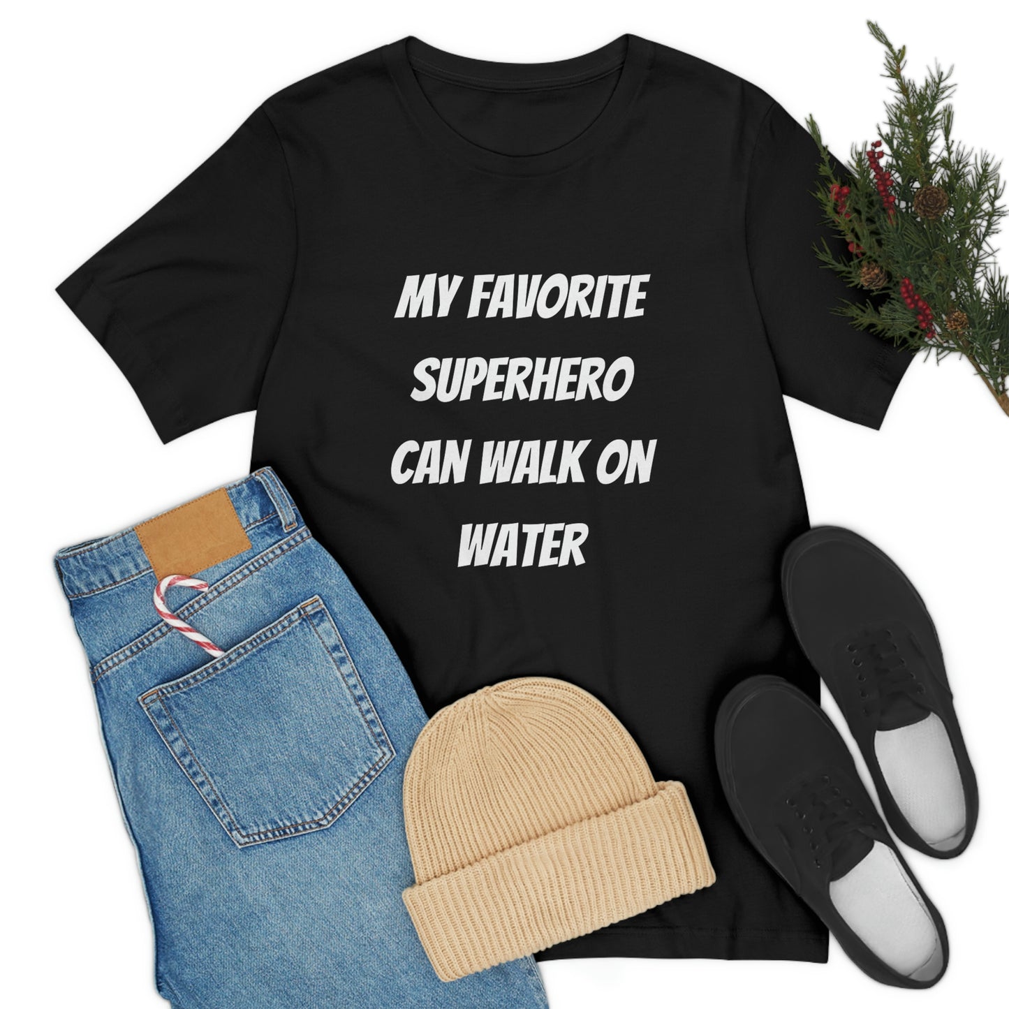 Jesus Superhero Cotton Tee