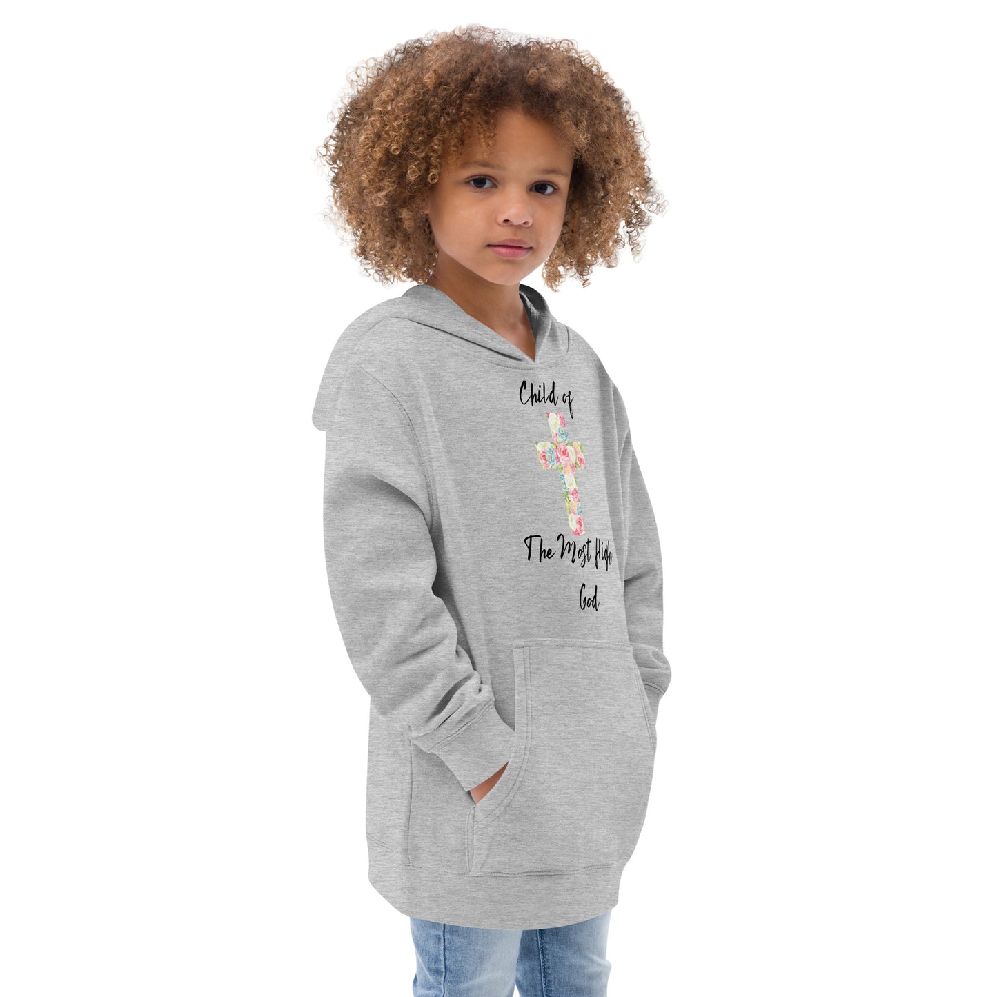 Niño de Dios - Sudadera con capucha de forro polar premium para niña