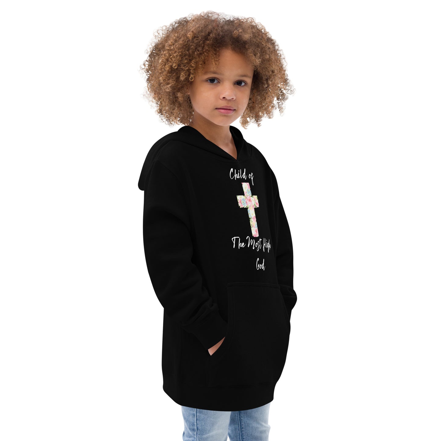 Niño de Dios - Sudadera con capucha de forro polar premium para niña