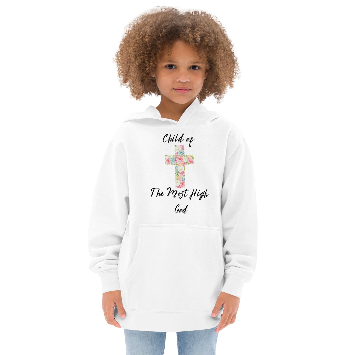 Niño de Dios - Sudadera con capucha de forro polar premium para niña