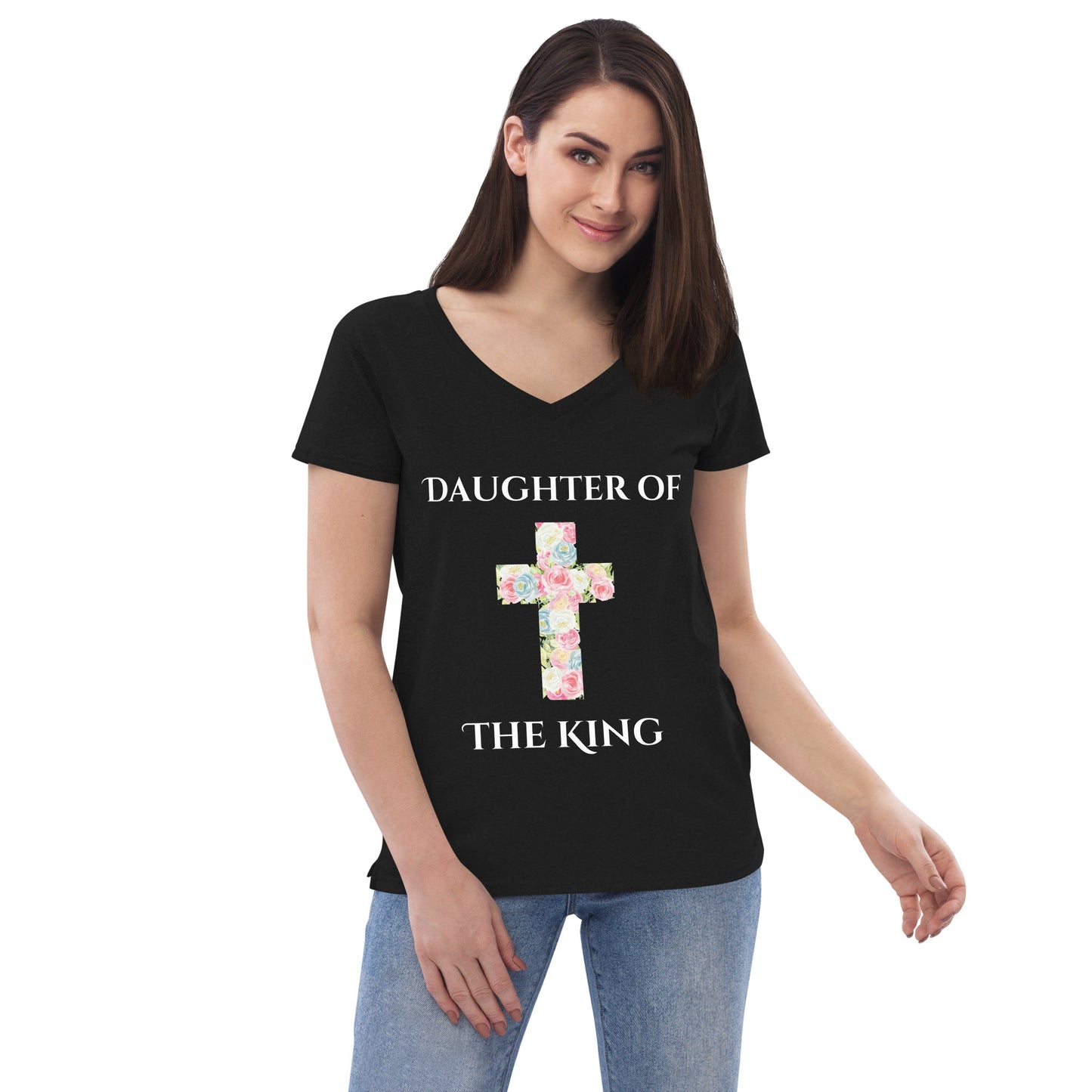 Daughter of The King - Women’s Eco-friendly V-Neck