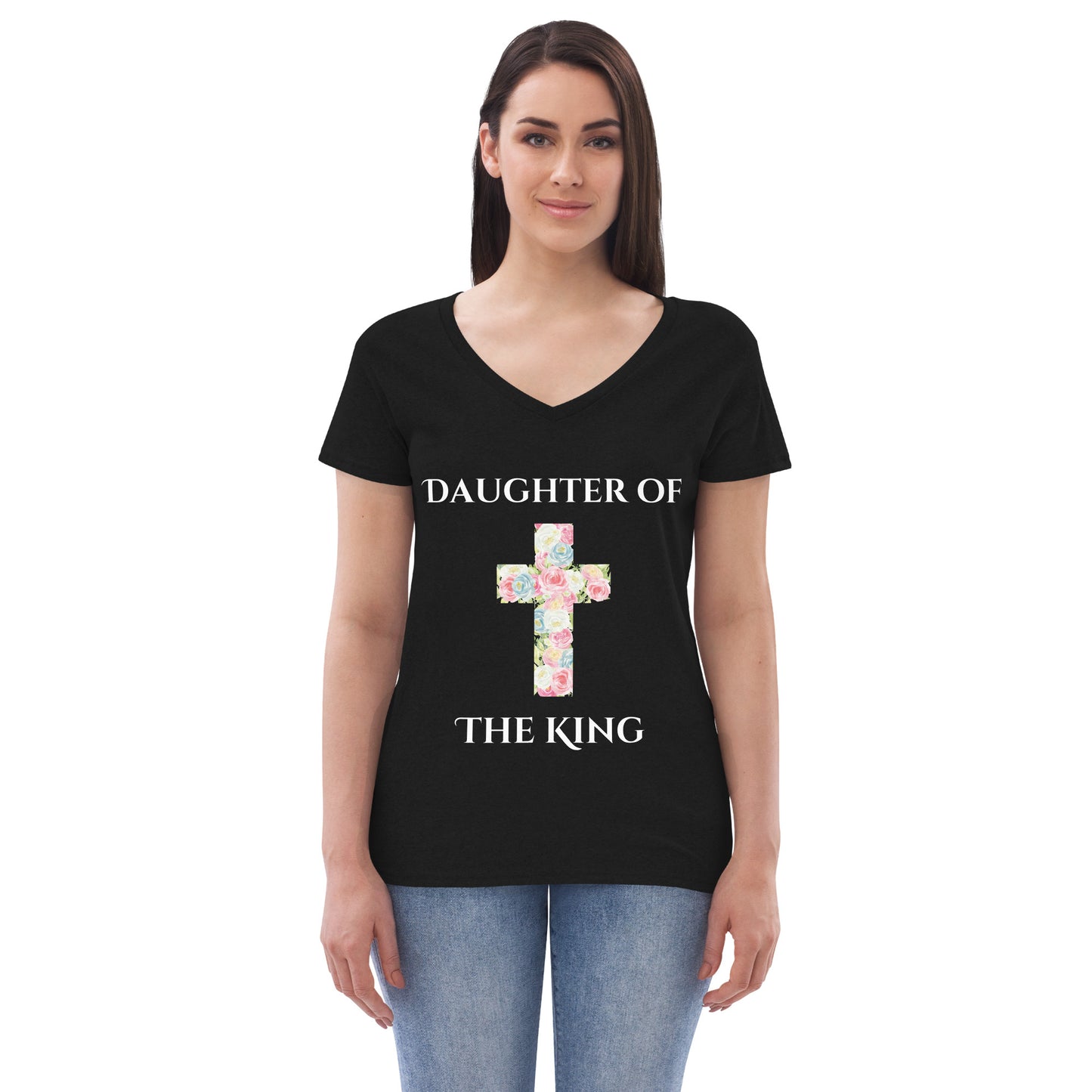 Daughter of The King - Women’s Eco-friendly V-Neck