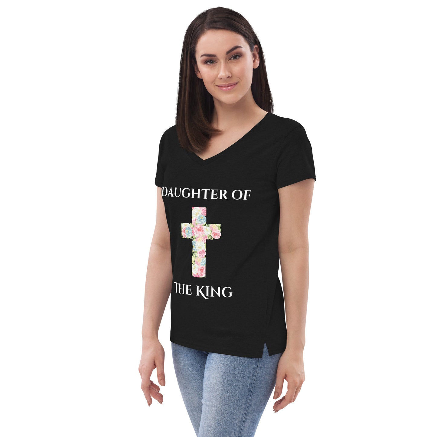 Daughter of The King - Women’s Eco-friendly V-Neck