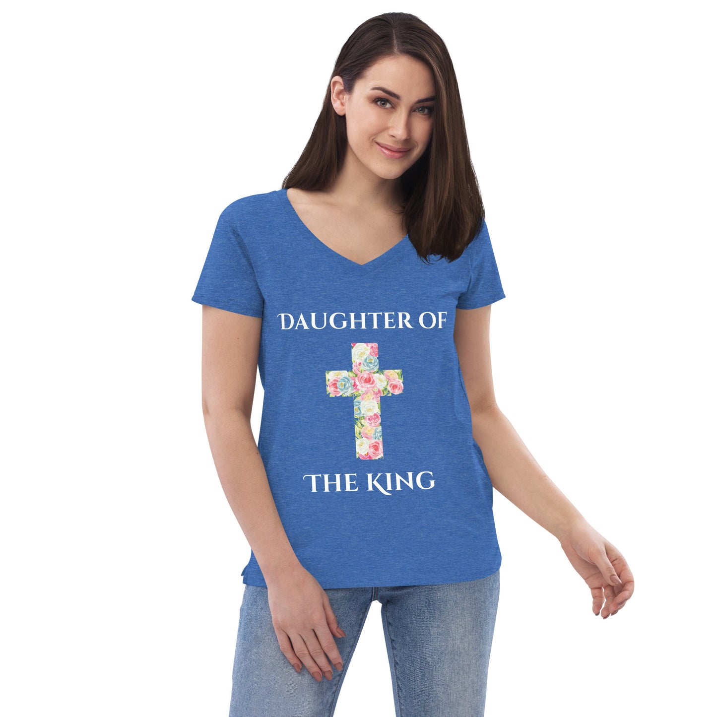 Daughter of The King - Women’s Eco-friendly V-Neck