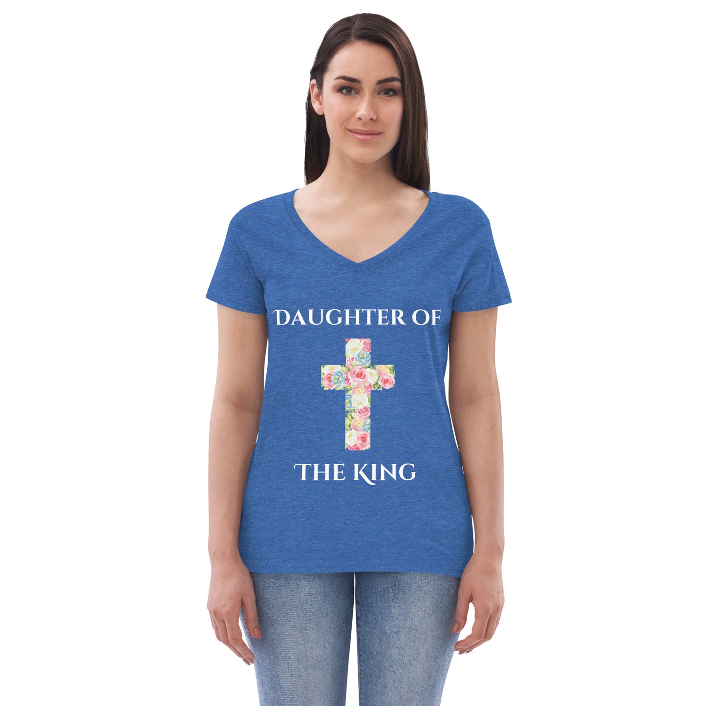 Daughter of The King - Women’s Eco-friendly V-Neck