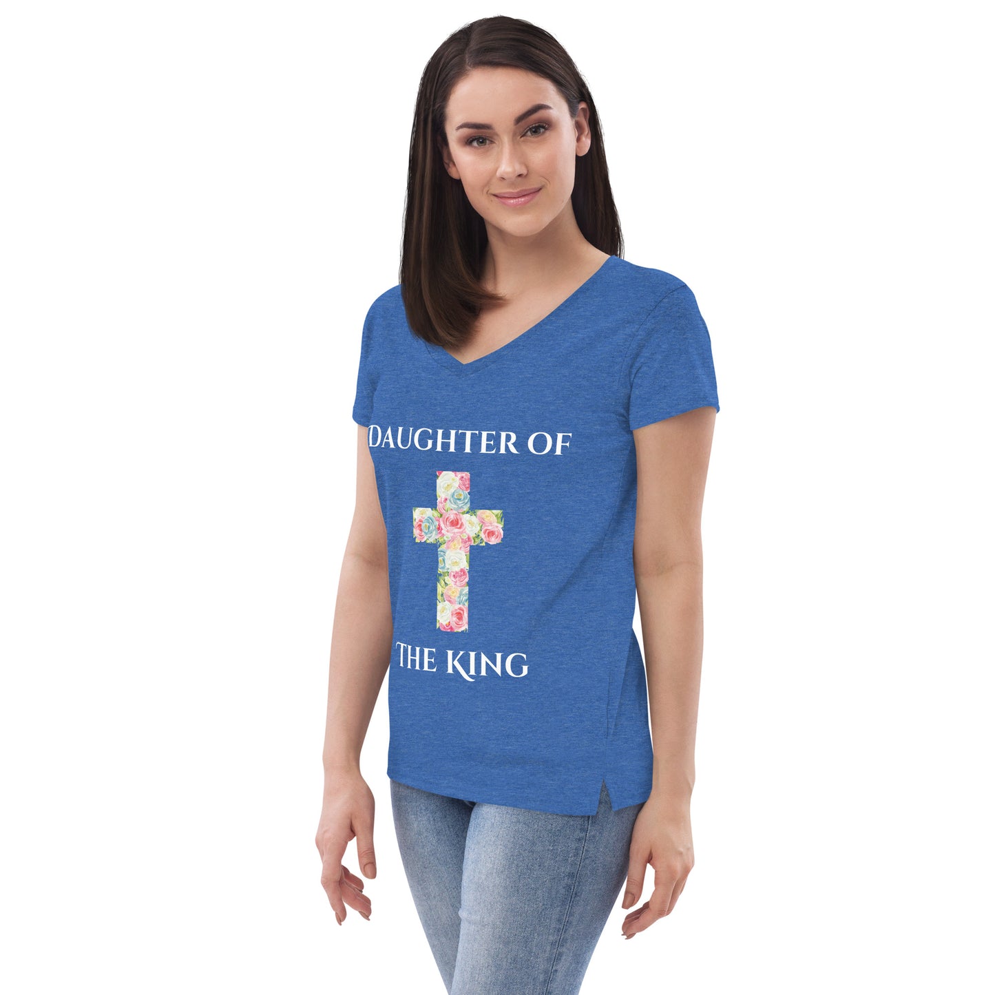 Daughter of The King - Women’s Eco-friendly V-Neck