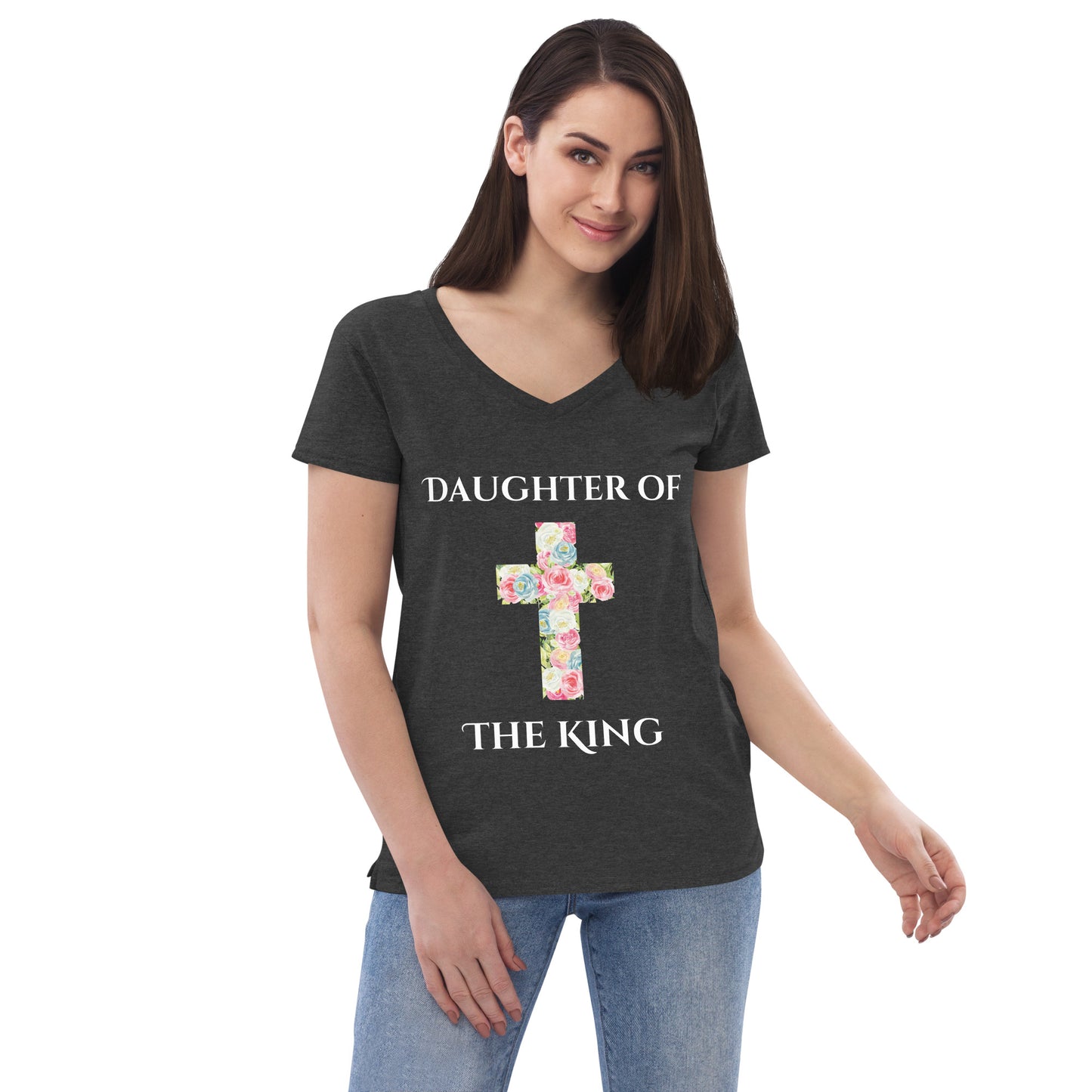 Daughter of The King - Women’s Eco-friendly V-Neck