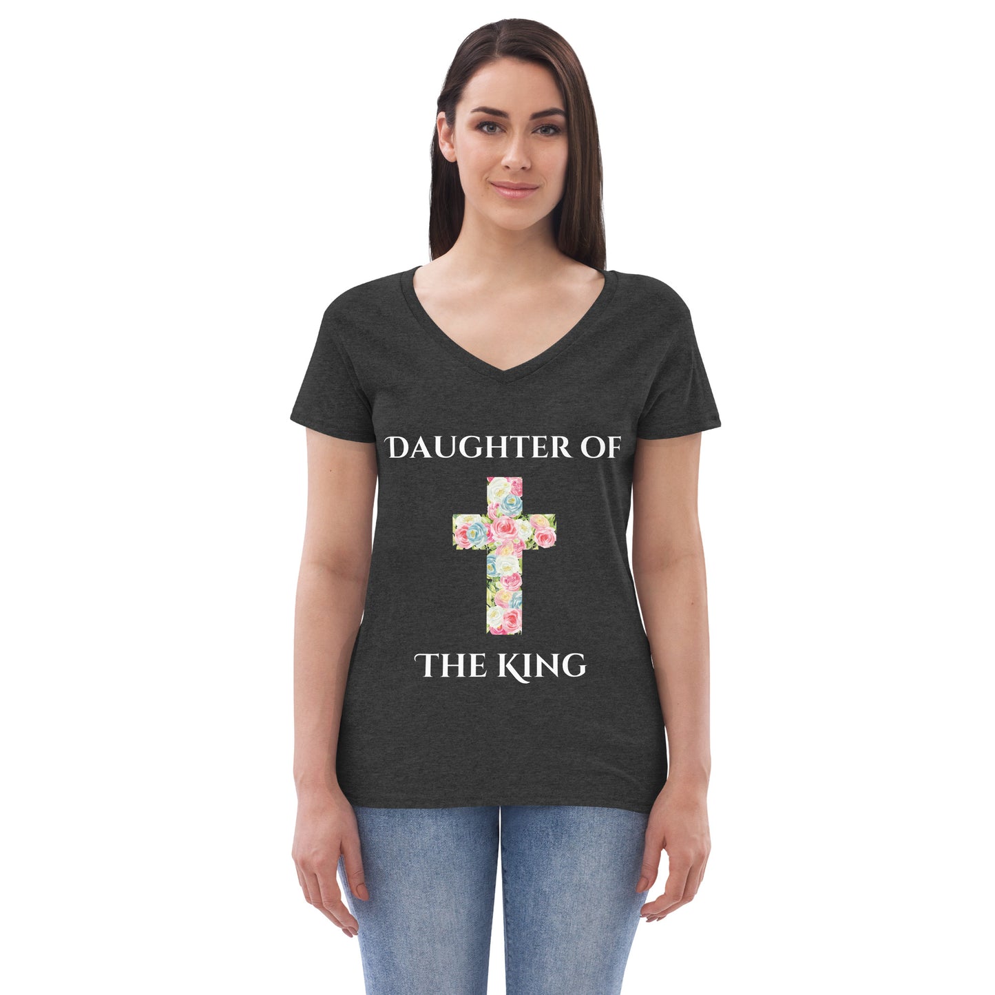 Daughter of The King - Women’s Eco-friendly V-Neck