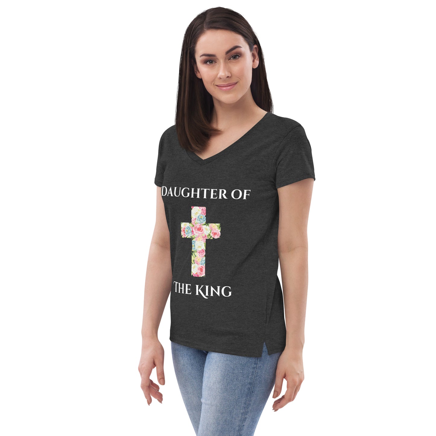 Daughter of The King - Women’s Eco-friendly V-Neck