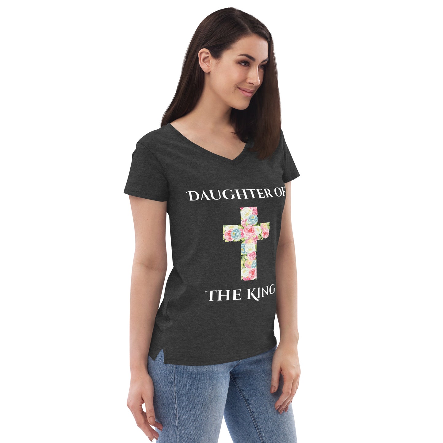 Daughter of The King - Women’s Eco-friendly V-Neck