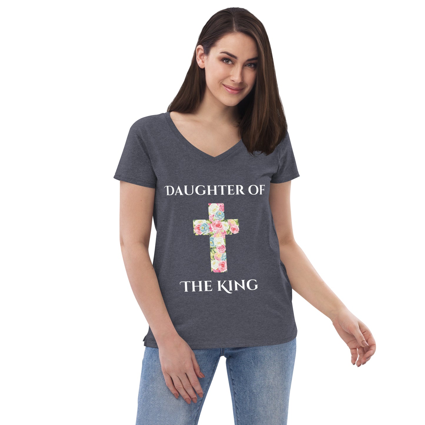 Daughter of The King - Women’s Eco-friendly V-Neck