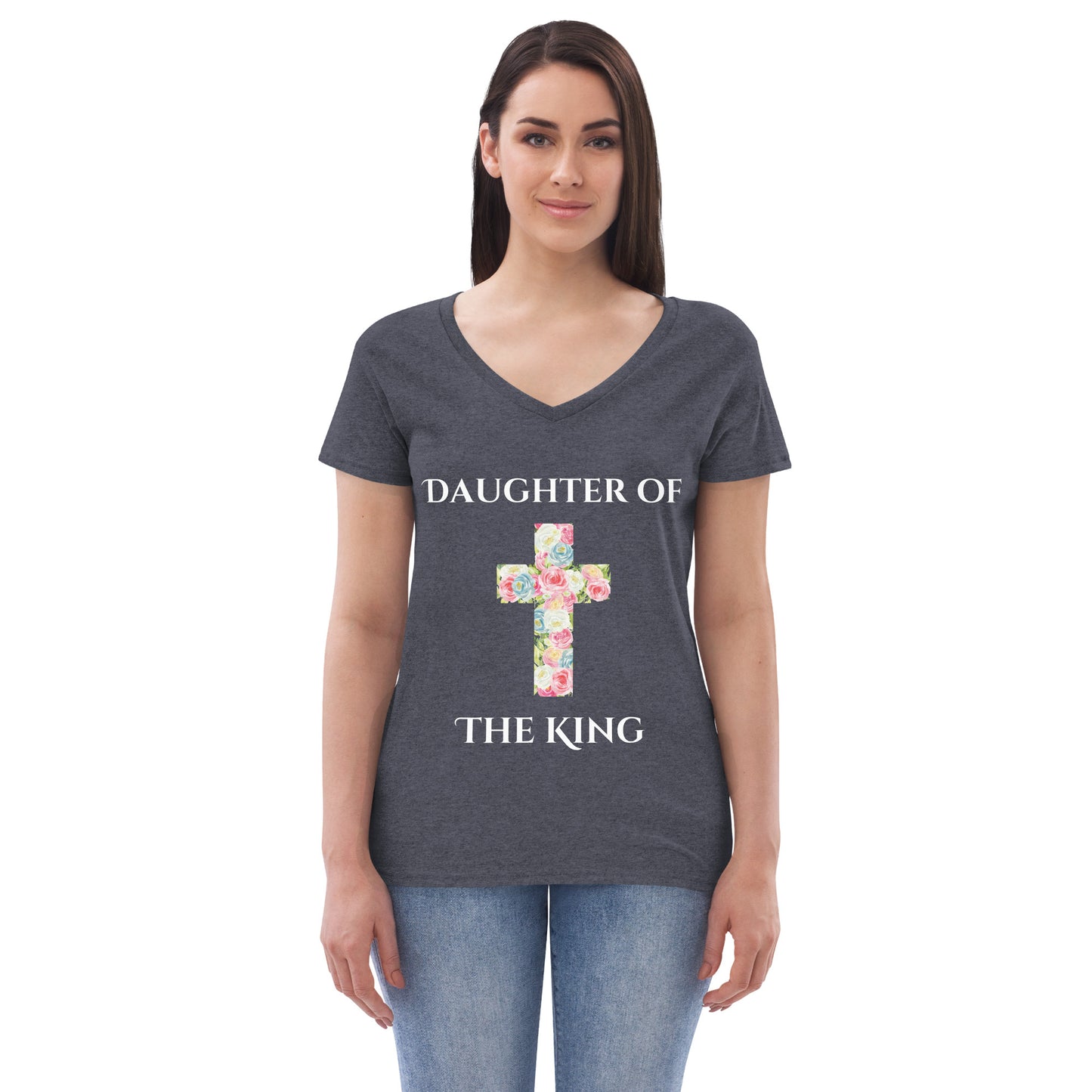 Daughter of The King - Women’s Eco-friendly V-Neck