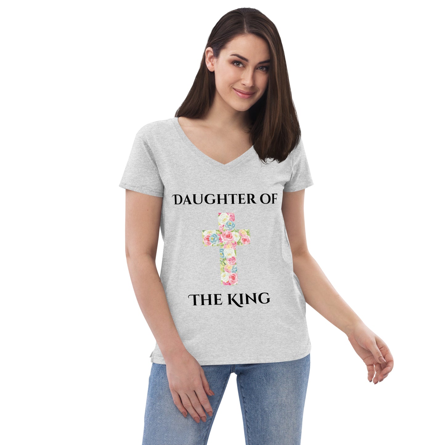 Daughter of The King - Women’s Eco-friendly V-Neck